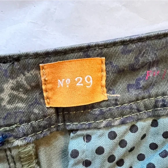 Pilcro and the Letterpress Green Chinos  Paisley Slim Fit - Picture 11 of 16